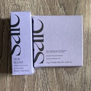Saie Dew Blush and Supersuede in Lavender Packaging